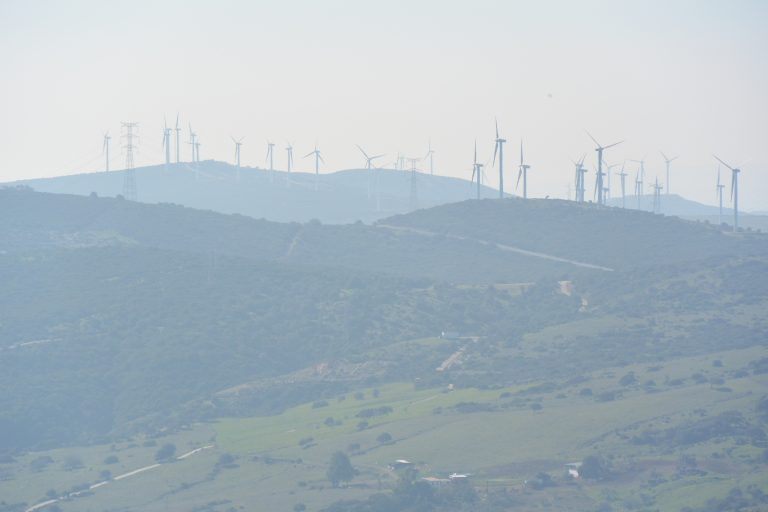 Casares – wind turbines, Feb.2018 (Casares) (Andalucia)