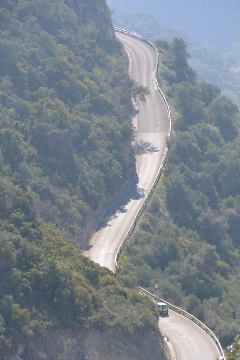 Casares – road, Feb.2018 (Casares) (Andalucia)