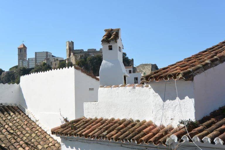 Casares – chimneys, Feb.2018 (Casares) (Andalucia)
