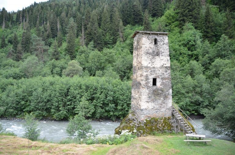 The Tower of Love and St. Barbara Church