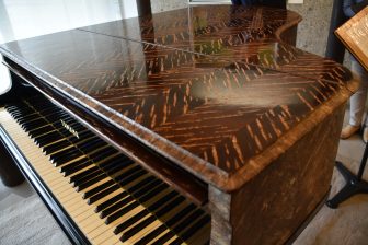 Japan-Akita-Kakunodate-the Miraculous Piano-cherry bark