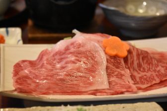 Japan-Akita-Lake Tazawa-Ryokan-dinner-beef