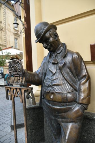 Lviv statue