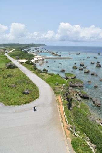 日本　宮古島　東平安名崎　半島　2キロ