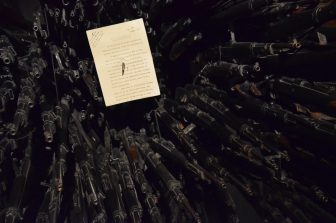Norway-Oslo-Resistance Museum-objet d'art-guns