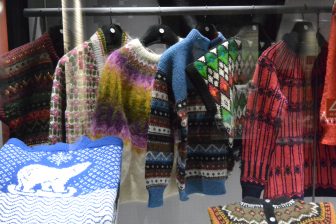 Norway-Oslo-The Norwegian Museum of Cultural History-indoor exhibition-knitted jumpers