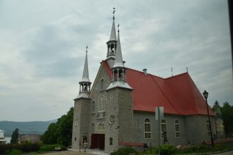 Canada-Quebec-Ile d'Orleans-church