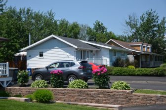 Canada-Quebec-Wendake-Houses