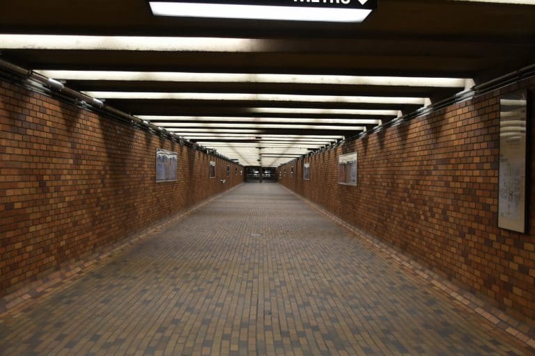 walk in the underground city in Montreal