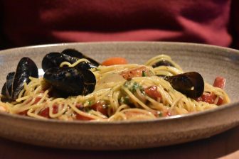 Canada-Halifax-ristorante-Little-Fish-Oyster-Bar-spaghetti