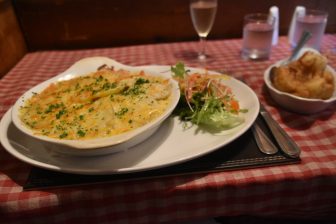 England-Cornwall-St Ives-restaurant-Mermaid-scallop gratin