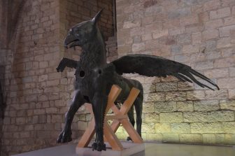 Italy-Umbria-Perugia-Palazzo dei Priori-Griffin