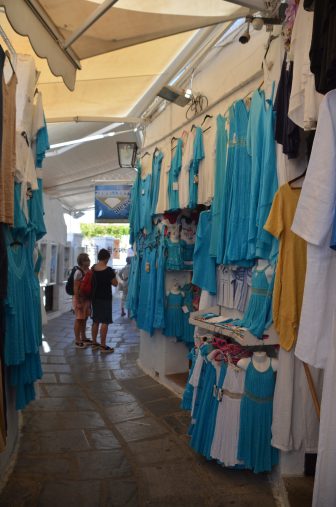 Greece-Rhodes-Lindos-street-shops-souvenirs