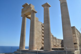 ギリシャ　ロードス島　リンドス　アクロポリス　神殿跡