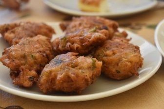 Greece-Rhodes-Rhodes old town-restaurant-Taverna Kostas-fried octopus