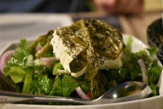 Greece-Rhodes-Rhodes Town-old town-restaurant-Ta Kardasia-Greek salad