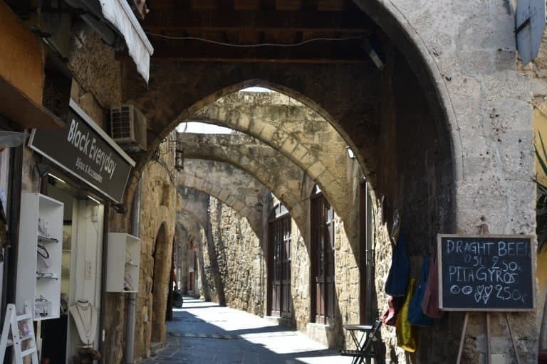 a bit more of our sightseeing in the old town in Rhodes