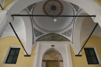 Greece-Rhodes-Rhodes Town-old town-Ibrahim Mosque-entrance