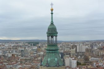 the view of Zaragoza from the tower and about the Cathedral