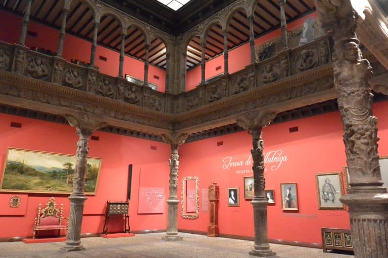 the patio in a bank in Zaragoza