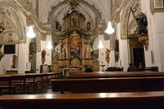 Spain-Zaragoza-Iglesia de la Magdalena church-inside