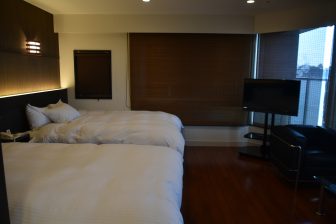 Japan-Kyushu-Oita-Beppu-Kannawa Onsen-ryokan-Sansui Kan-bedroom