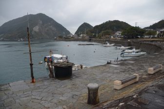 Japan-Kyushu-Kumamoto-World Heritage-Misumi West Port-sea-boats