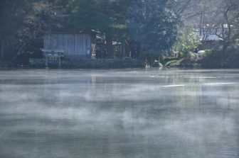 Giappone-Kyushu-Oita-Yufuin-Kinrinko-lago