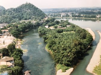 中国　桂林　伏波山　景色