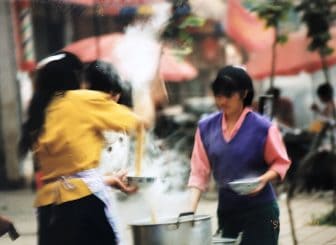 China-Kunming-city tour-noodle shop-breakfast-women