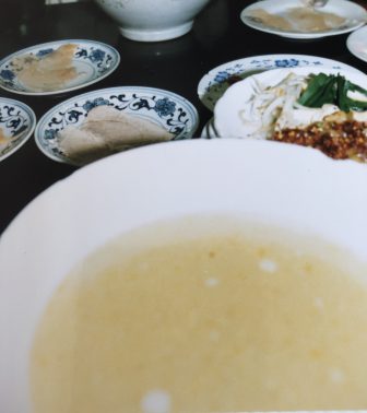 China-Kunming-food-Across the Bridge Noodles-soup-plates