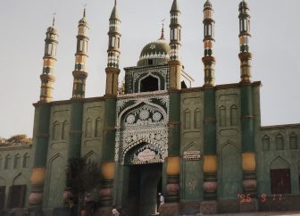 中国　トルファン　モスク　Qazihan　