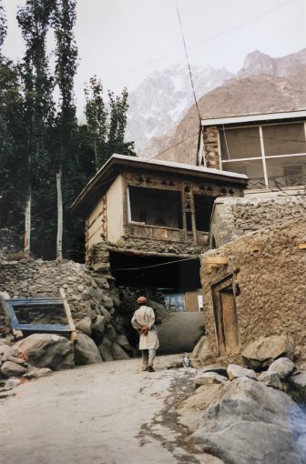 Pakistan-Karimabad-casa di montagna