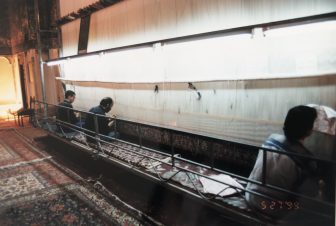 Iran-Ardabil-Sheikh Safi al-Din Khanegah and Shrine Ensemble-Ardabil carpet-men-three-weaving