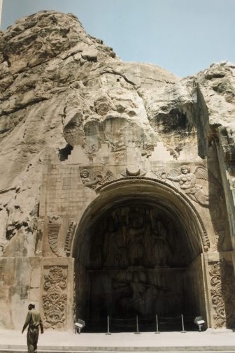 Iran-Kermanshah-Taq e Bostan-relief-rock-arch