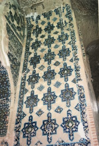 Iran-Tabriz-Blue Mosque-piastrelle-decorate