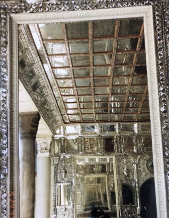 Iran-Tehran-Golestan palace-silver work-mirror