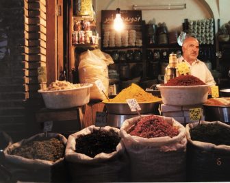 Iran-Isfahan-bazaar-spice shop-man
