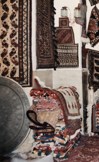 Iran-Isfahan-carpet shop-tribal goods