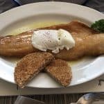 England-Cornwall-Looe-Old Bridge House-breakfast-haddock-egg