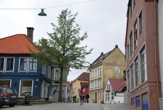 Norway-Bergen-old town-street