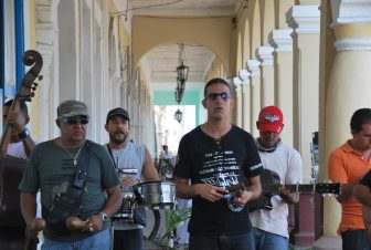 a music band in the town of Cienfuegos, Cuba