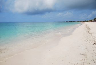 La spiaggia Playa Ancon a Cuba