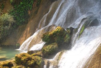 one of the beautiful waterfalls in Topes de Collantes in Cuba