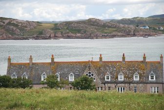 Isle of Staffa is made of stone pillars