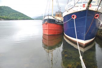 the boats on Loch Fyne