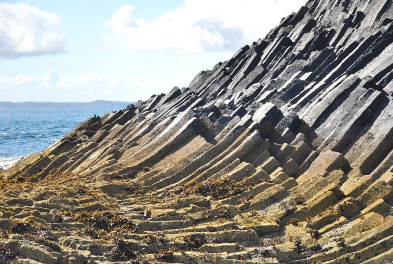 A mysterious sight of Staffa Island