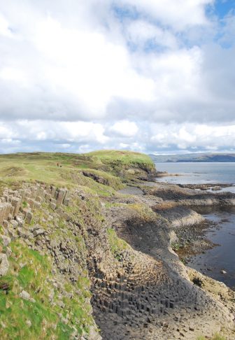 Isle of Staffa is made of stone pillars