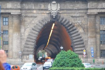 ブダペストのトンネルの入口