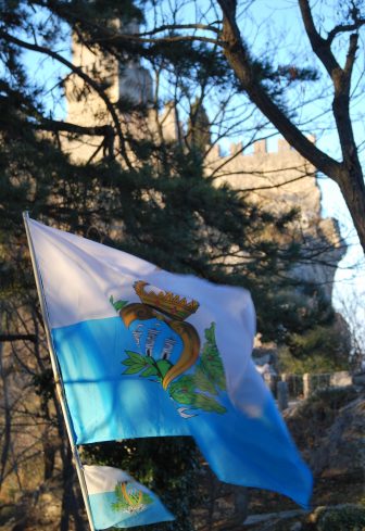 the national flag of San Marino